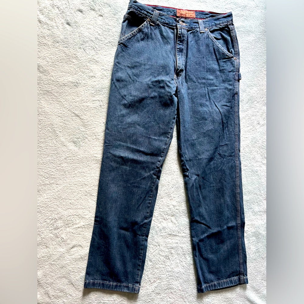 Mens Red Camel jeans, 34-32